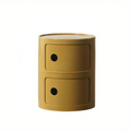 Ginger-Colored Round Bedside Table-0