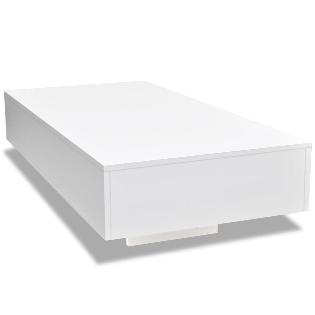 NNEVL Coffee Table High Gloss White-1