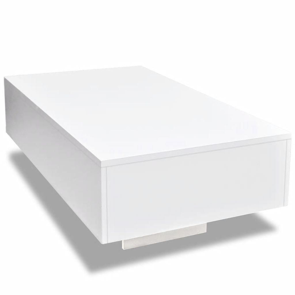 NNEVL Coffee Table High Gloss White-1