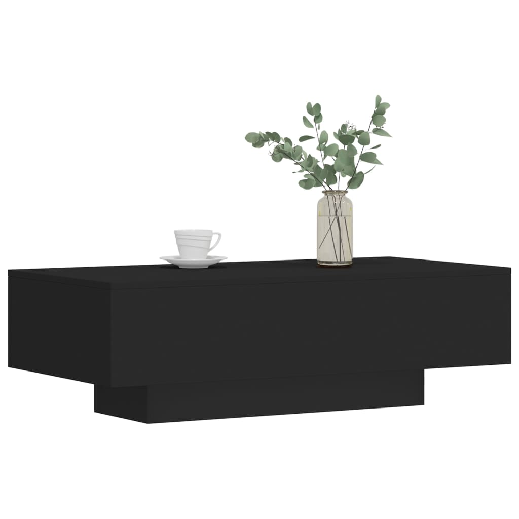 NNEVL Coffee Table Black 100x49.5x31 cm Engineered Wood-2