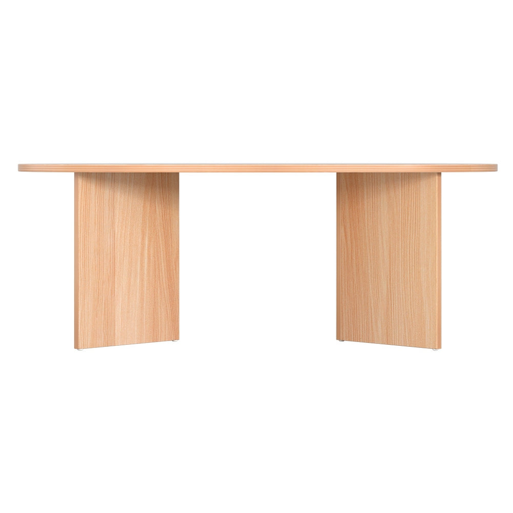 NNEDSZ Coffee Table Oval 110CM Pine Alva-2