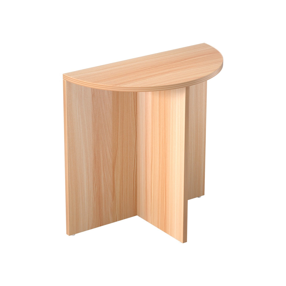 NNEDSZ Coffee Table Side End Semi-circle Tables Bedside Sofa Wooden Table-0