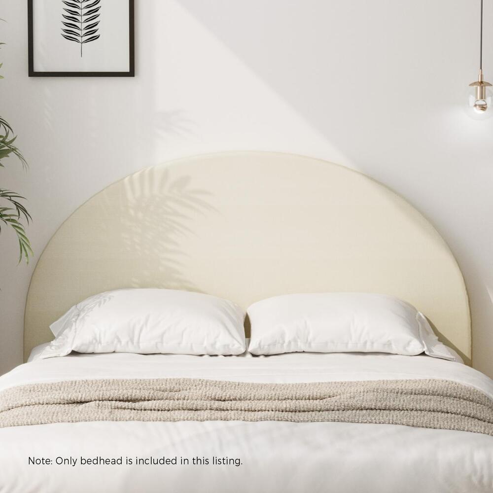 NNEED Bed Head King Size Headboard Fabric Beige-4