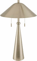 Tan Traditional Table Lamp for bedside or console tables-1