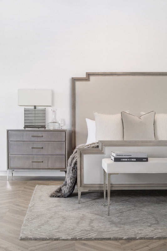 Chloe Upholstered King Bed Footboard
