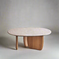 Elara Stone Top Coffee Table Ø70