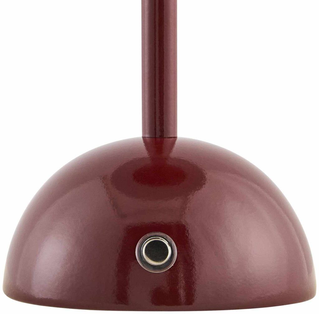Peralillo Dark Red Table Lamp-4
