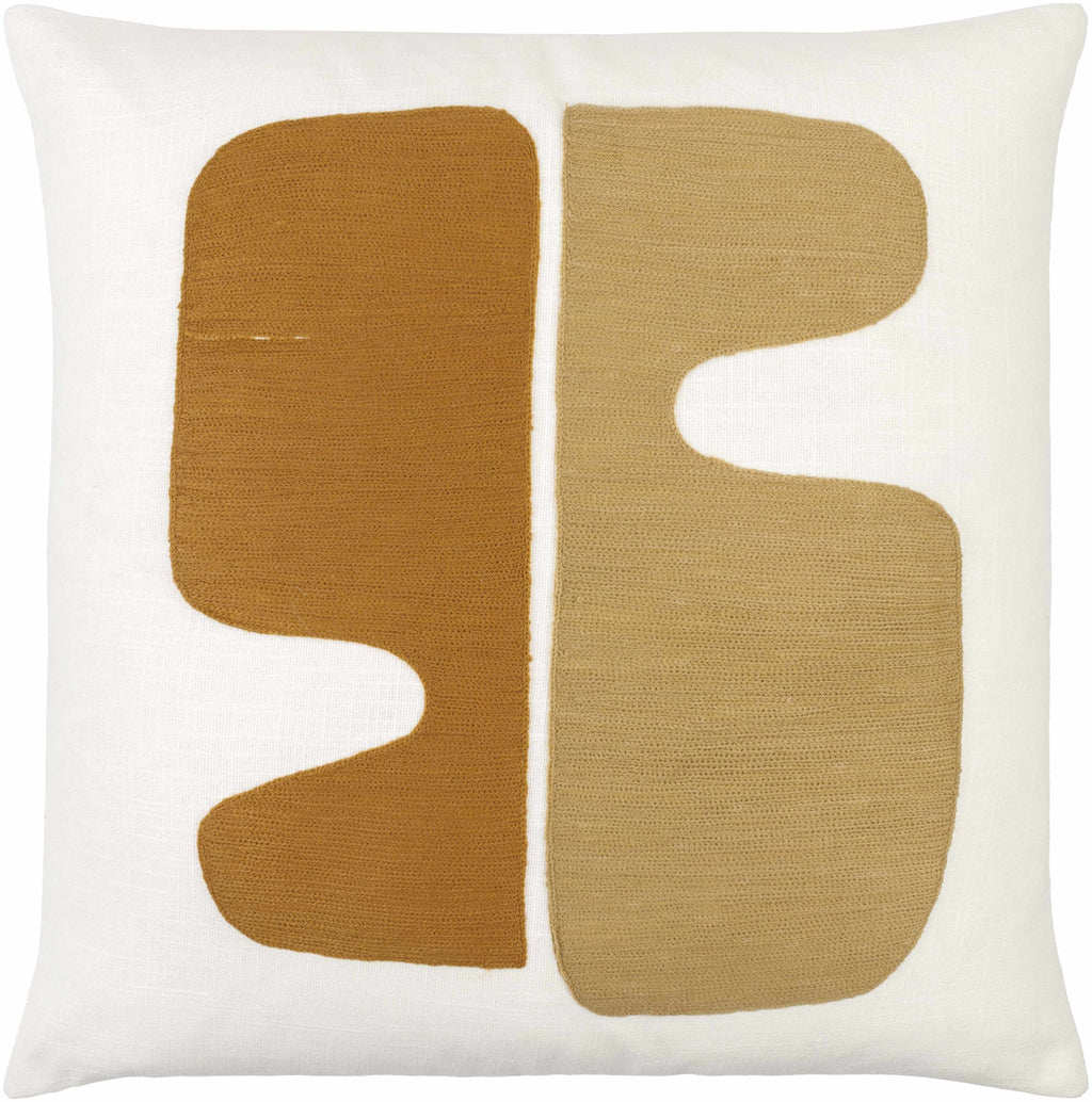 Althea White Throw Pillow