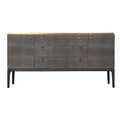 Glamour Grey Wood & Shagreen Sideboard