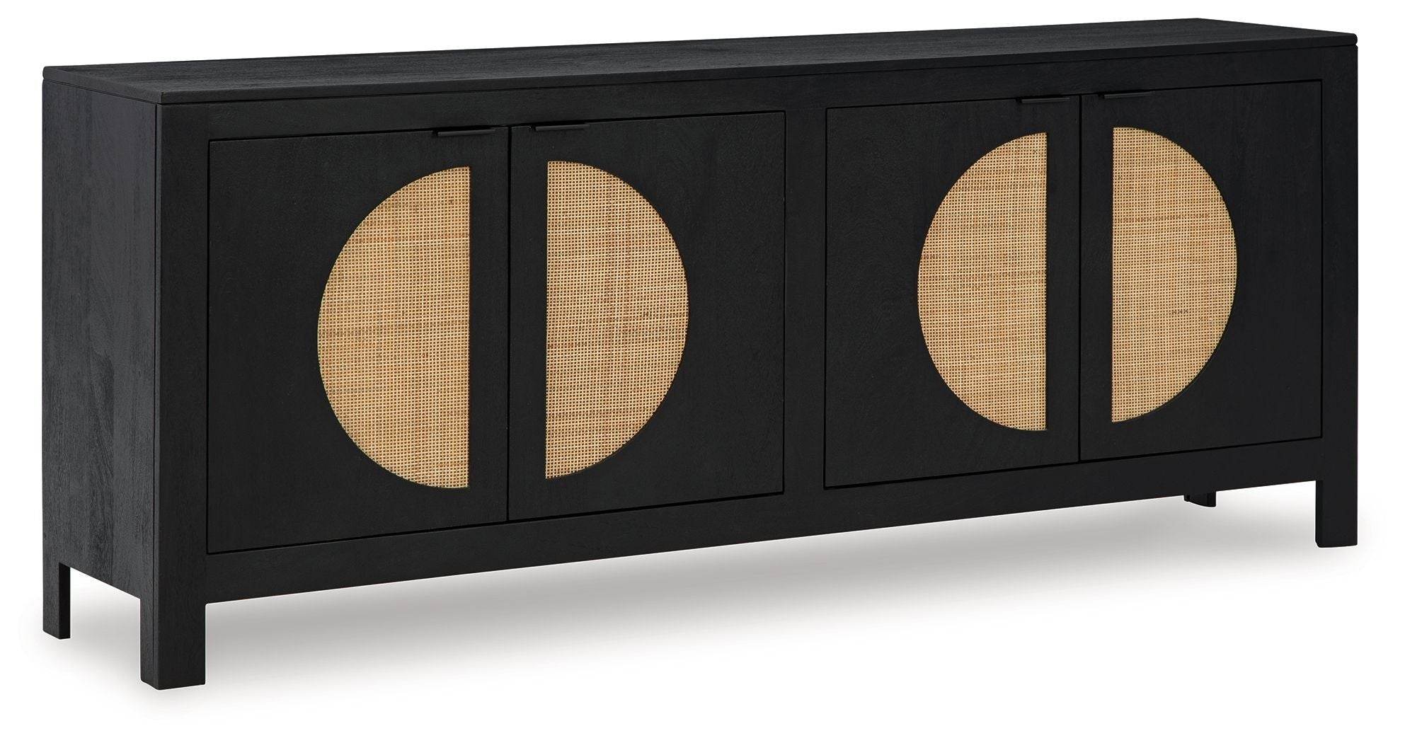 Cliffiings - Accent Cabinet - Black / Natural-0