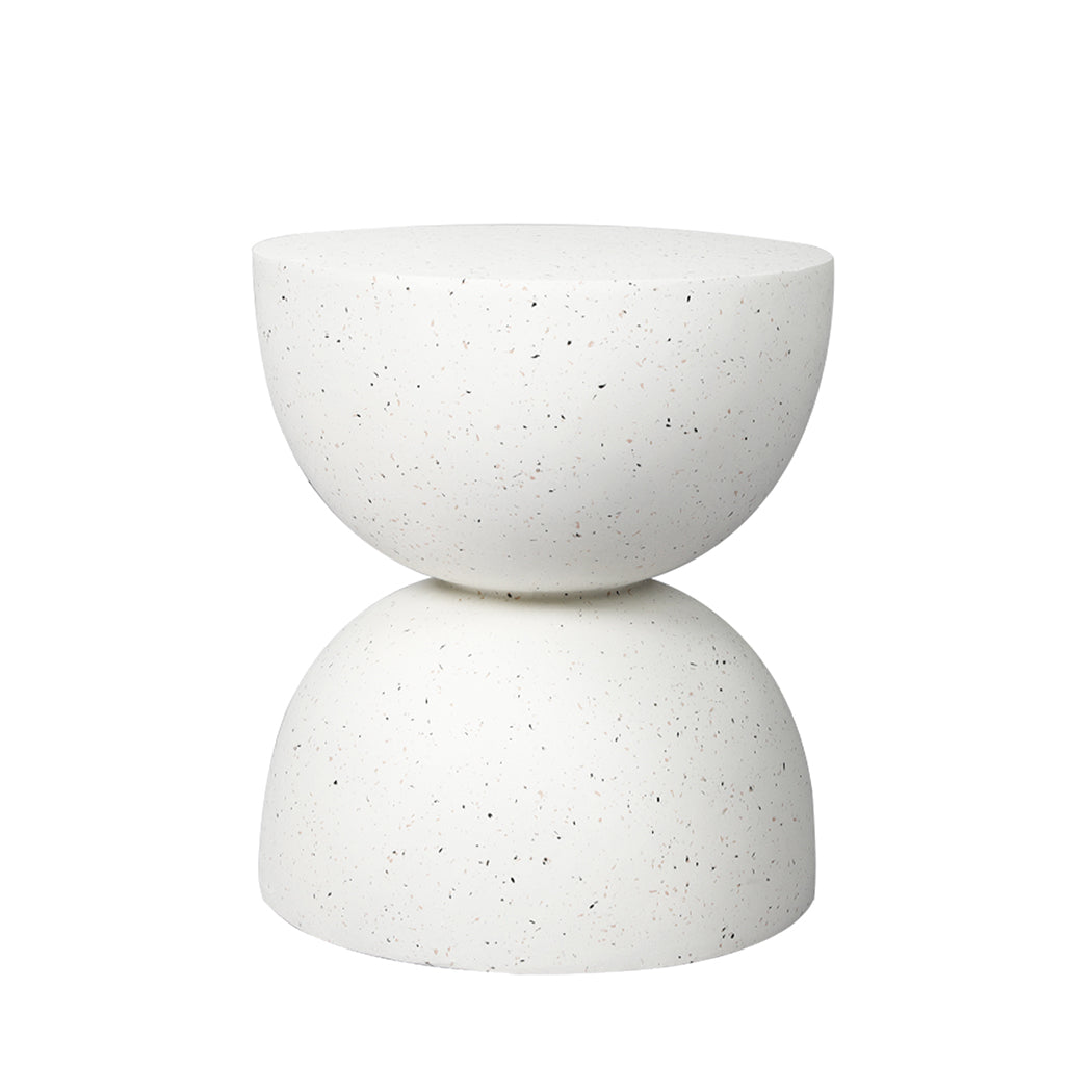 NNEIDS Levede Side Table Terrazzo Coffee Tables Beige