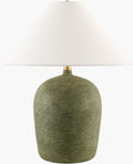 Rich Tan Traditional Table Lamp with linen details for bedside or console tables-0
