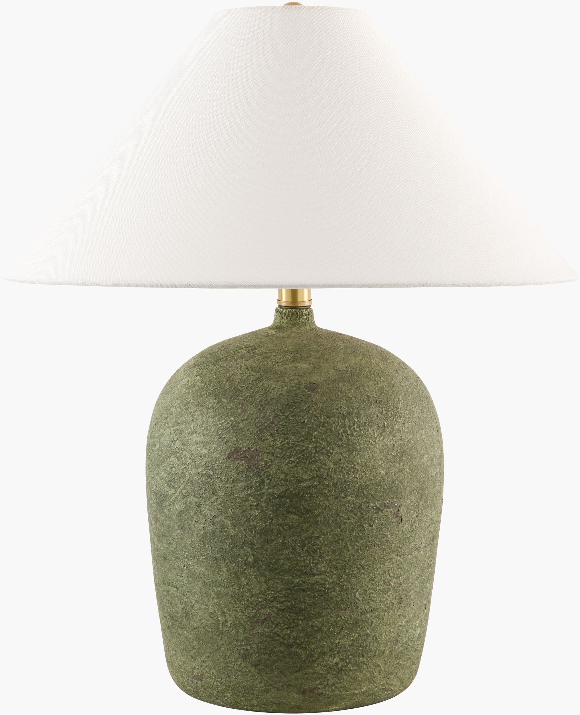 Rich Tan Traditional Table Lamp with linen details for bedside or console tables-0
