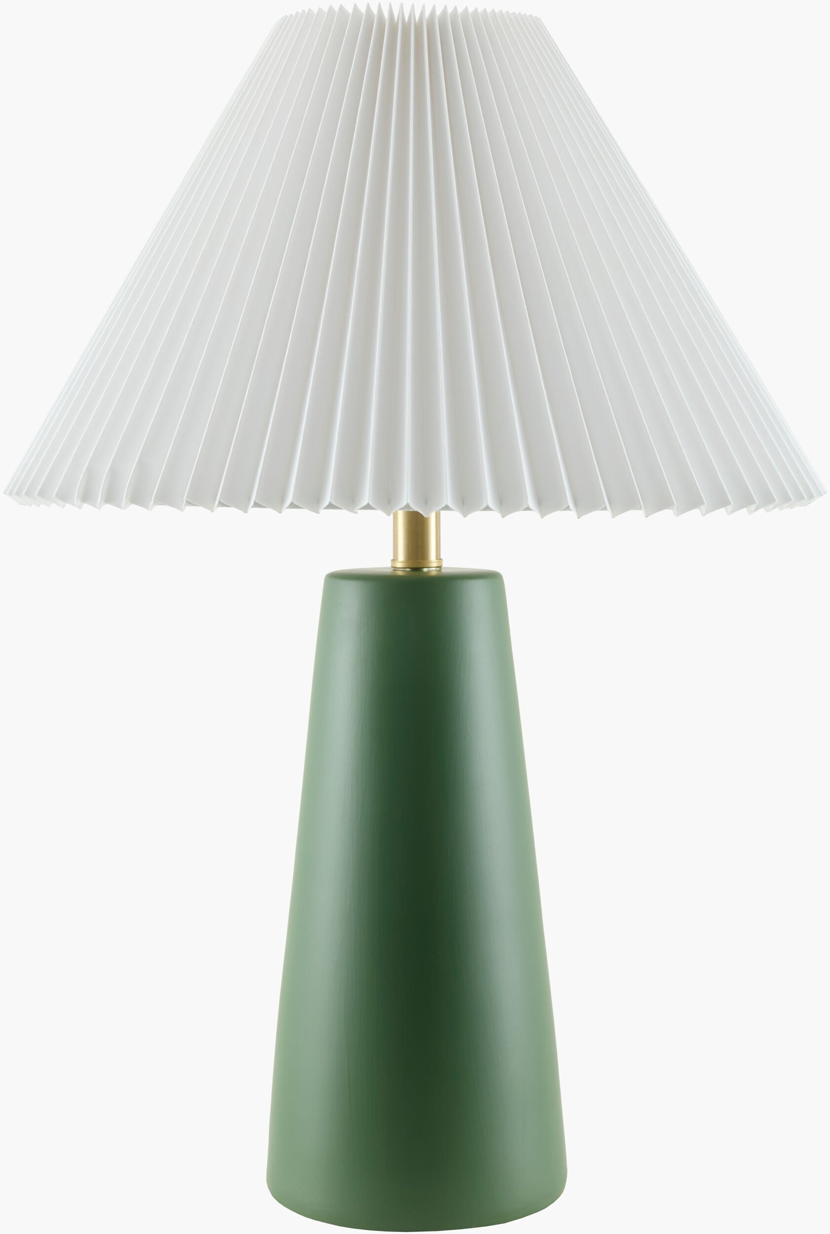 Forest Green Traditional Table Lamp for bedside or console tables-0